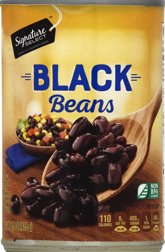 Signature Kitchens Black Beans (15 oz)