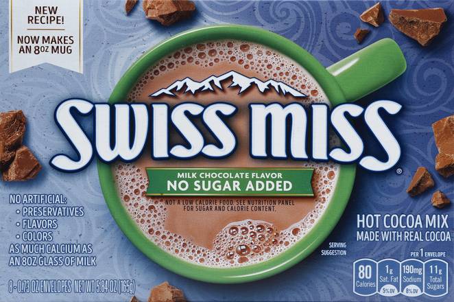 Swiss Miss Milk Chocolate Hot Cocoa Mix (8 ct, 0.73 oz)