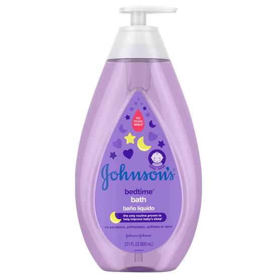 Johnson's Tear-Free Bedtime Baby Bath Soothing Aromas