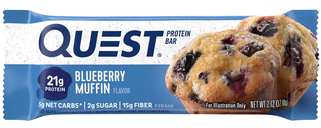 Quest Nutrition Protein Bar, Blueberry Muffin, 2.12 oz