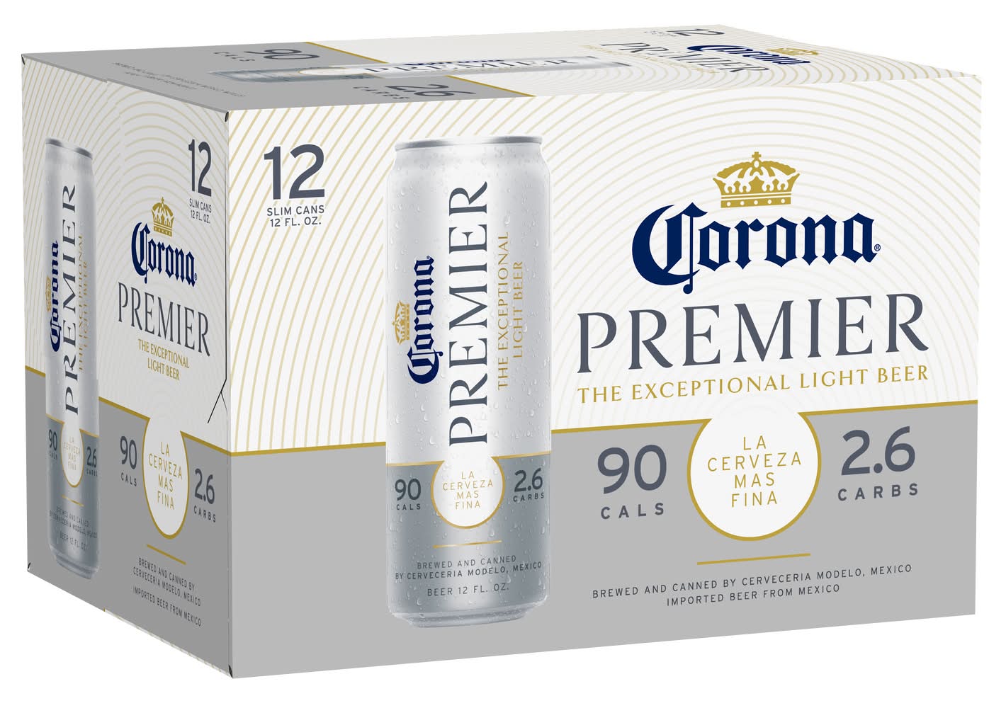 Corona Premier Mexican Lager Light Beer (12 x 12 fl oz)