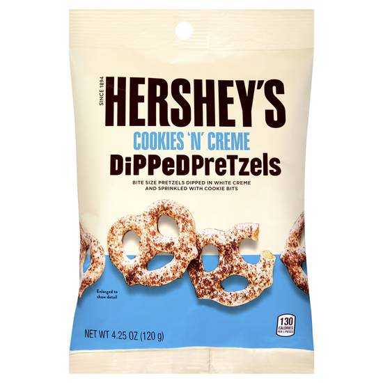 Hershey's Dipped Pretzels (cookies 'n' creme)