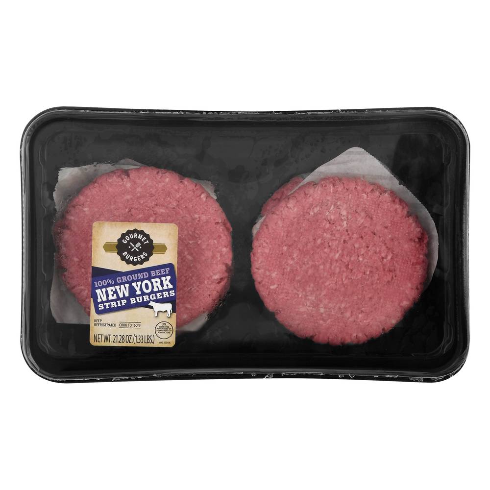 Gourmet Burgers New York Strip New York Strip Burgers Ground Beef