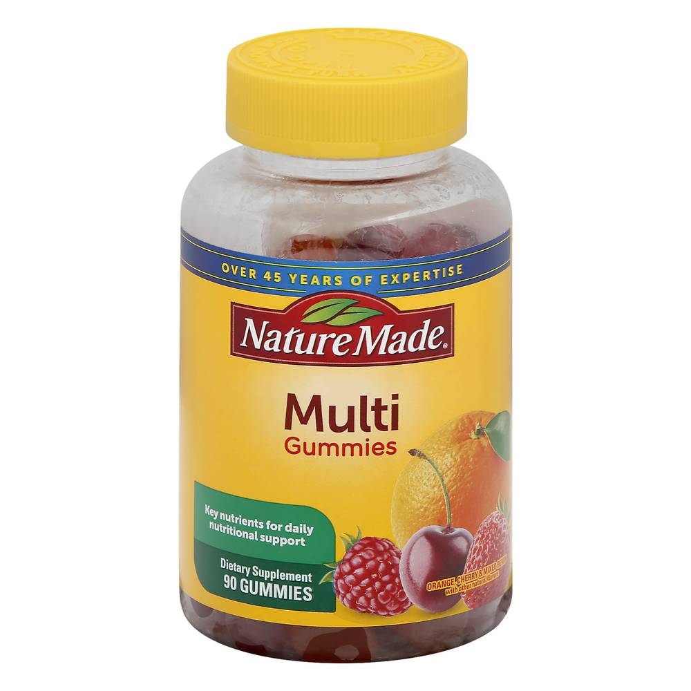 Nature Made Gummies Orange Cherry & Mixed Berry Multi (90 ct)