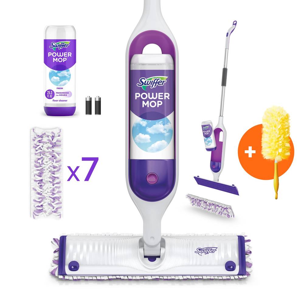 Swiffer Power Wash Bundle Box Double Nozzle 25.3-fl oz Spray Mop | 3077213007