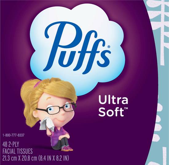 Puffs Ultra Soft Non-Lotion Facial Tissue (48 ct)