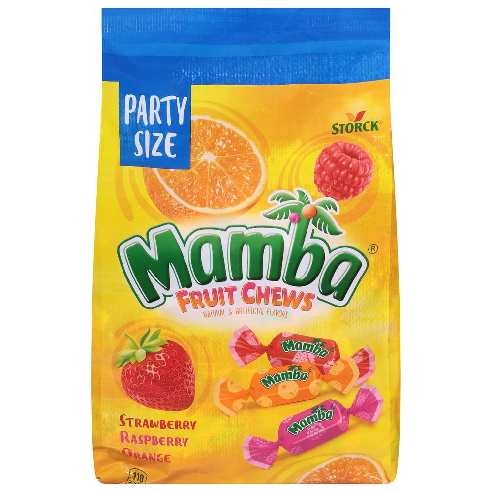 Storck Mamba Strawberry/Raspberry/Orange Fruit Chews (1.88 lbs)