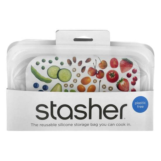 Stasher Reusable Silicone Snack Size Storage Bag