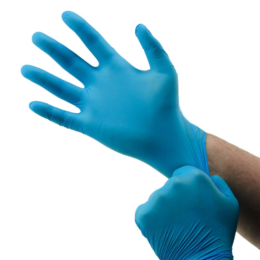 Boss Large Textured-Grip Nitrile Disposable Cleaning Gloves (1-Pair) | B21041-L