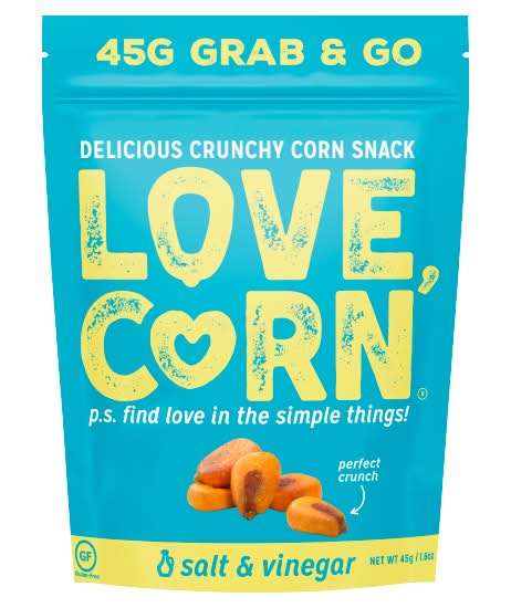 Love Corn Salt - Vinegar, Delicious Crunchy Corn (45g)