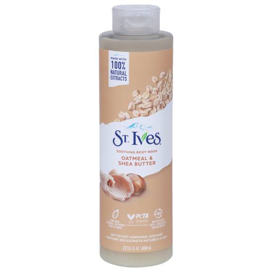 St. Ives Oatmeal & Shea Butter Soothing Body Wash (22 fl oz)