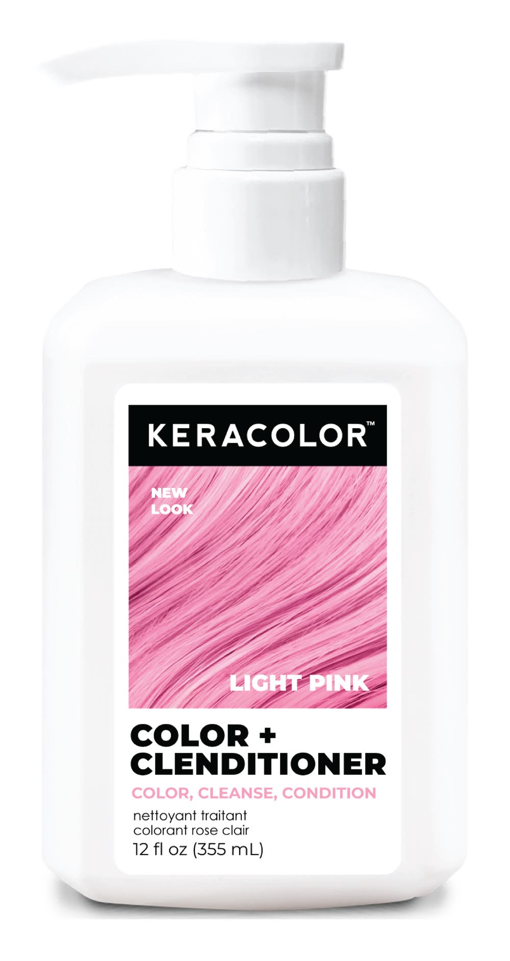 Keracolor Color + Clenditioner, Light Pink (12 fl oz)