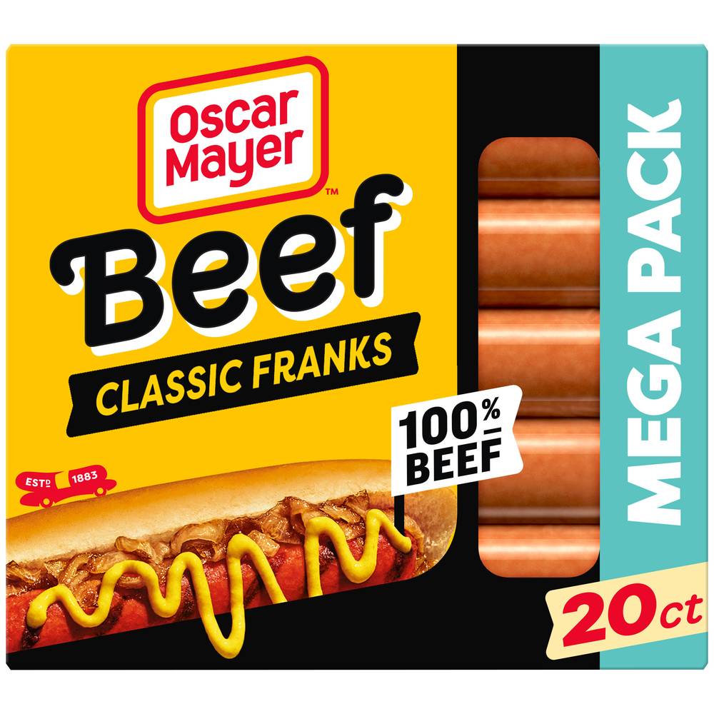 Oscar Mayer Om Hot Dogs Beef Frank (1.88 lbs)