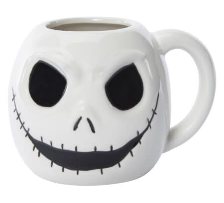 Disney Tim Burton's The Nightmare Before Christmas Jack Skellington Figural Mug Jack