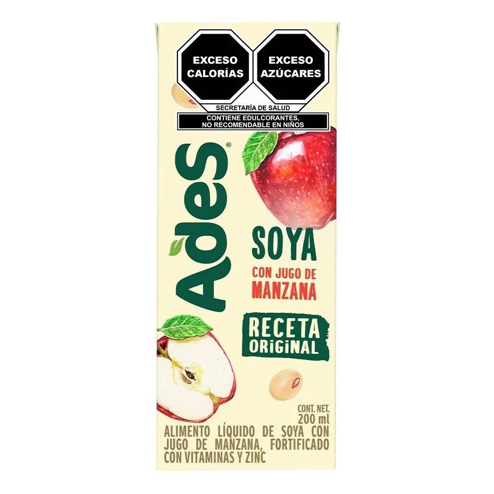 Ades · Bebida a base de soya sabor manzana (200 ml)