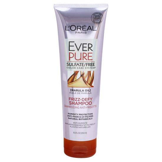L'oréal Ever Pure Color Care System Marula Oil Frizz-Defy Shampoo