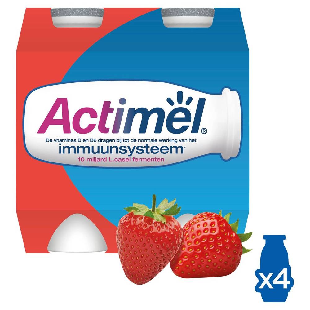 Actimel Fraise 4 x 100 g