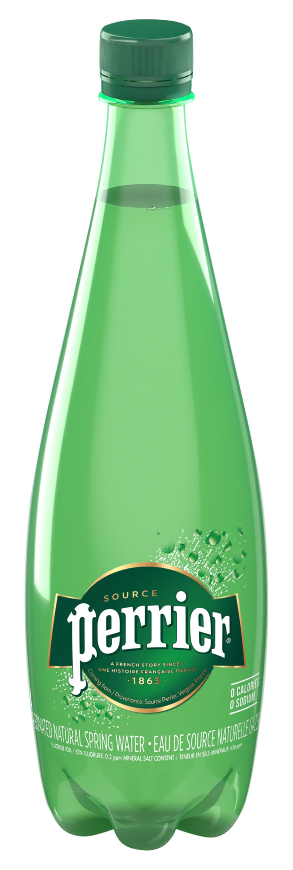Perrier Natural Carbonated Spring Water (1 L)