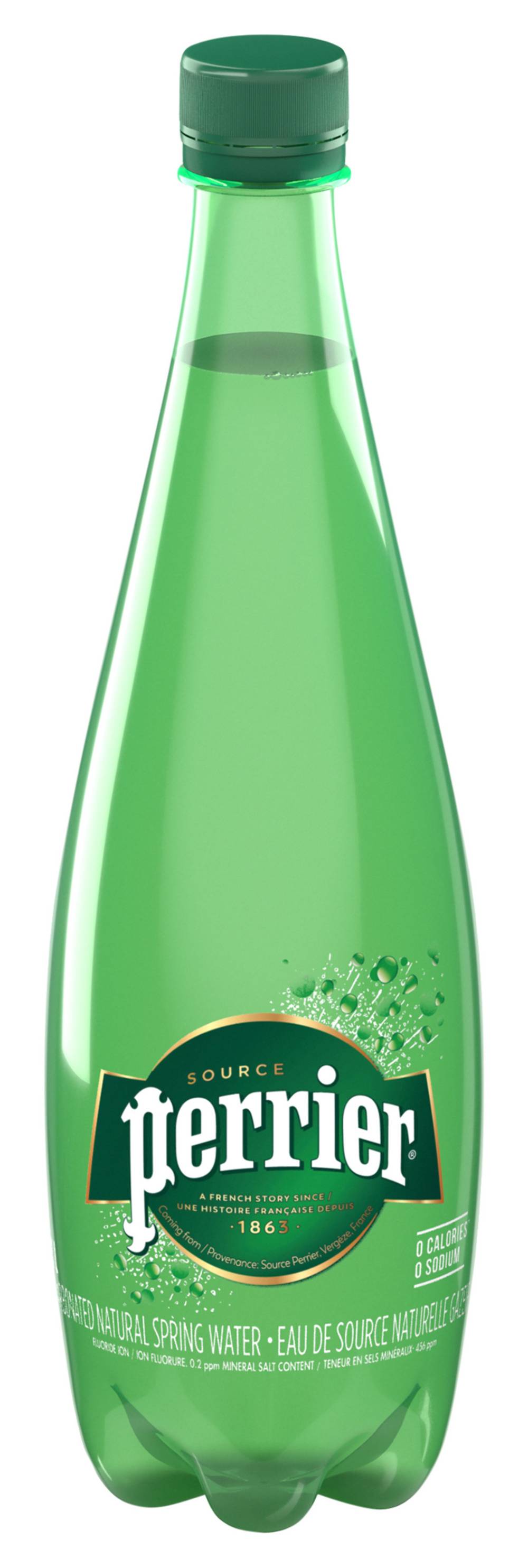 Perrier Natural Carbonated Spring Water (1 L)