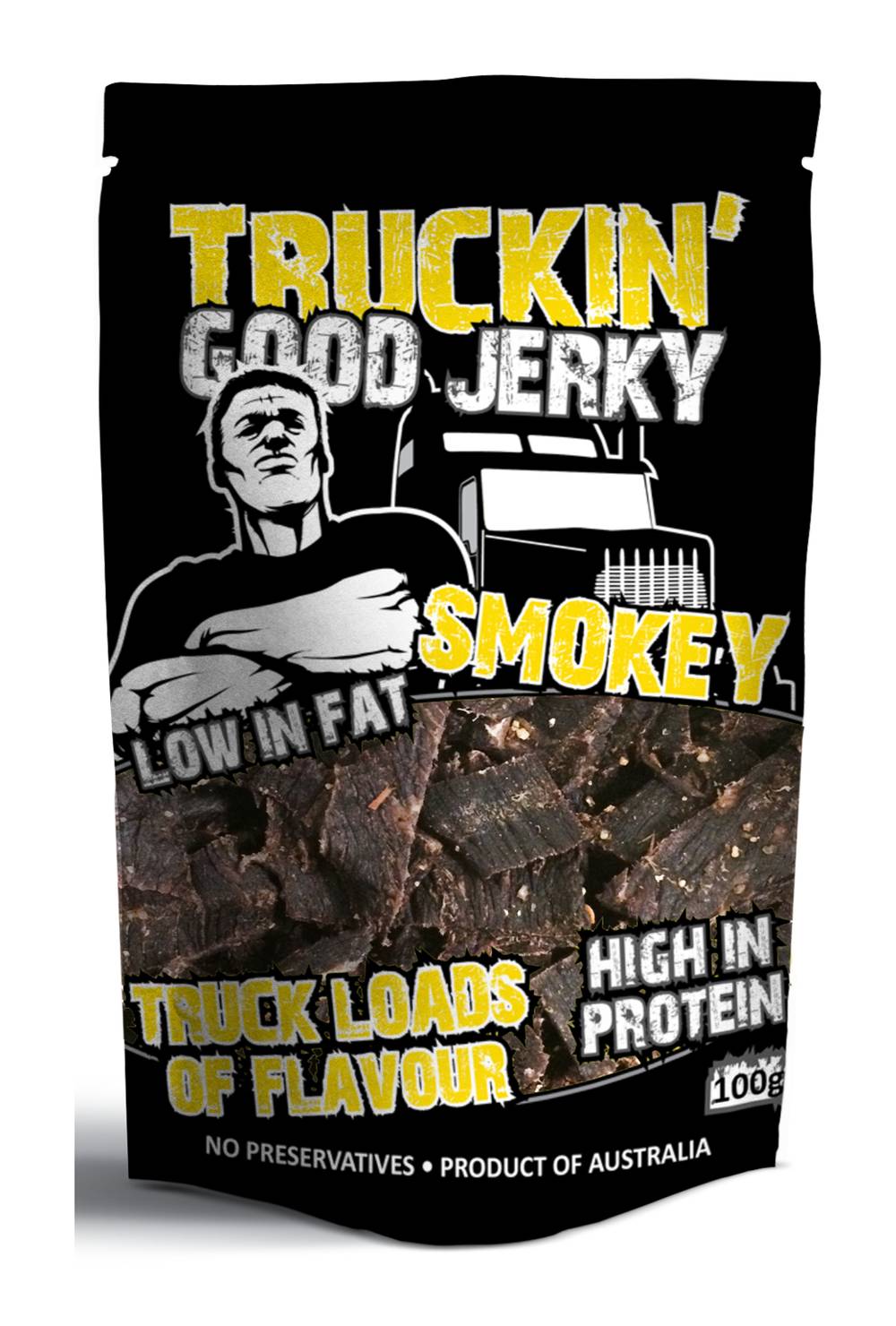 Truckin Good Jerky Smokey 100g