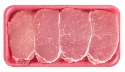 Pork Loin Center Cut Thick Cut Boneless Chops - 1.75 Lb