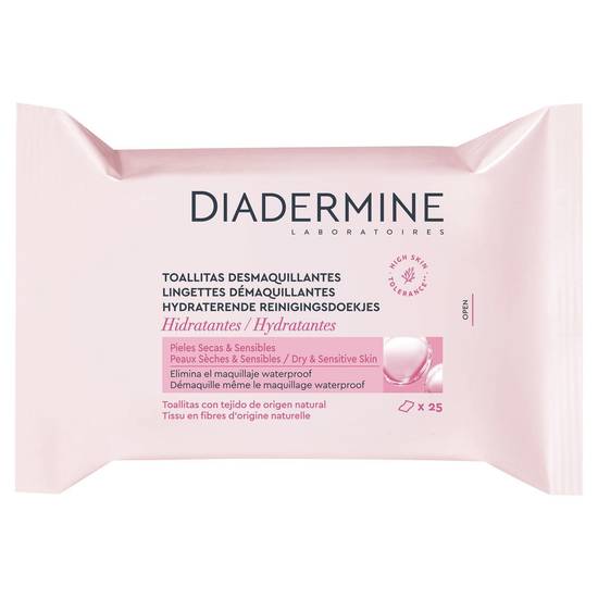 Diadermine Hydrating Cleansing Towels 25 pcs
