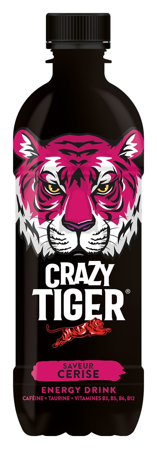 Crazy Tiger - Boisson énergisante, cerise (500ml)