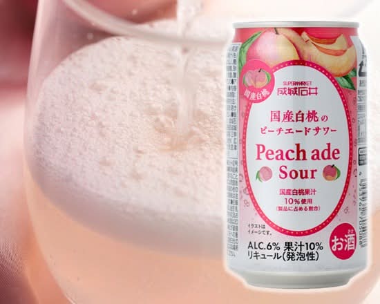 成城石井　国産白桃のピーチエードサワー　350ml　J-088