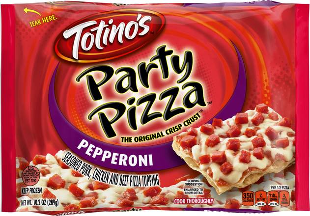 Totino's Pepperoni Party Original Crisp Crust Pizza