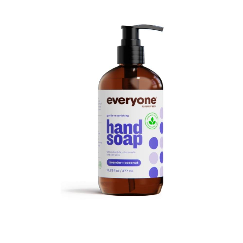 Everyone Lavender + Coconut Hand Soap With Calendula Chamomile & Aloe Vera (12.75 fl oz)