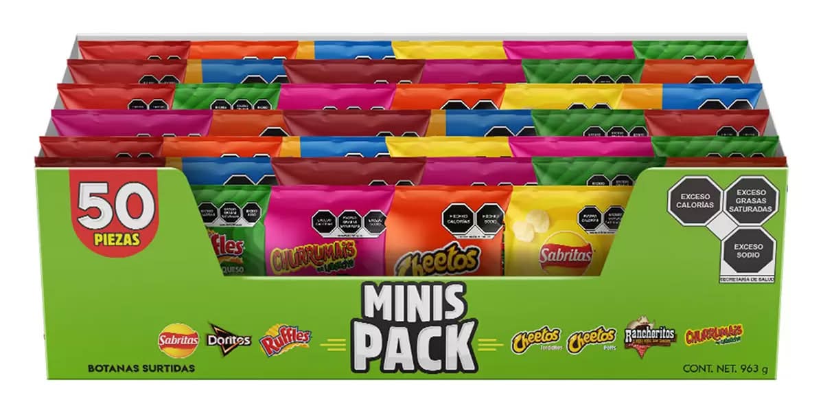 Sabritas · Mini botanas variadas (50 un)