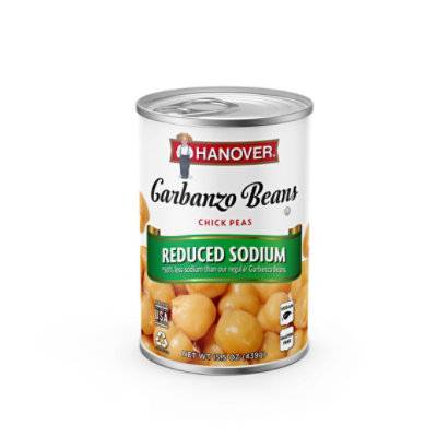 Hanover Reduced Sodium Chick Peas - 15.5 Oz