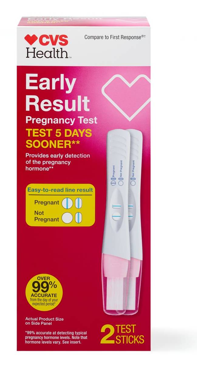 CVS Health Early Results Pregnancy Test Kit (2 ct)