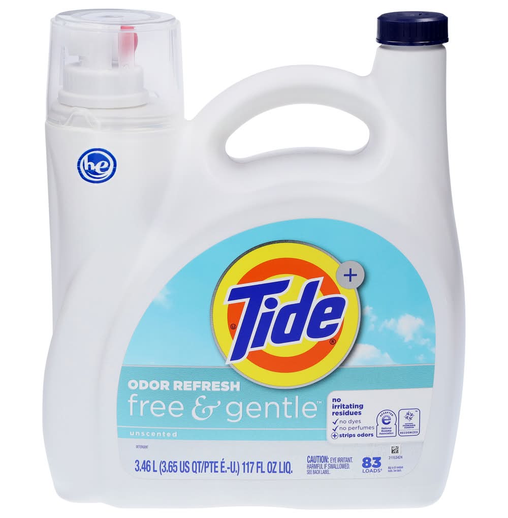 Tide Free & Gentle Odor Refresh Laundry Detergent Liquid (3.65 qt)