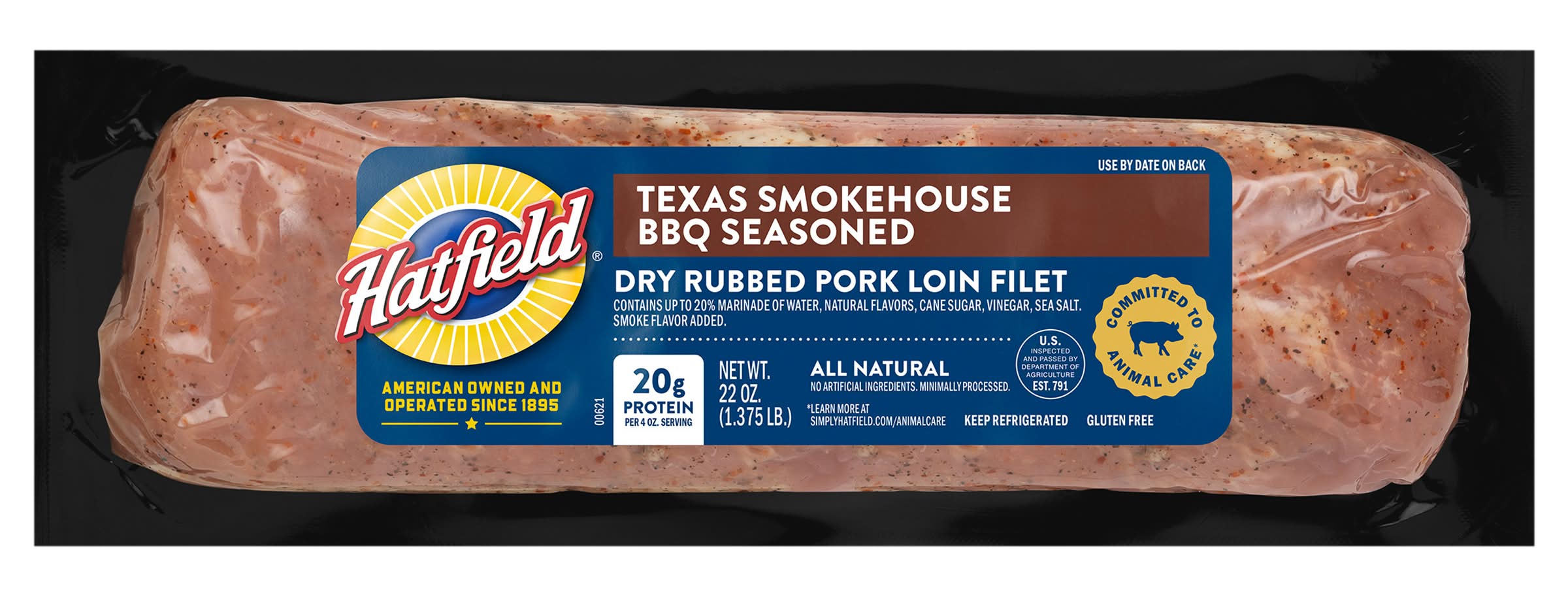 Hatfield Texas Smokehouse Bbq Seasoned Loin Filet (22 oz)