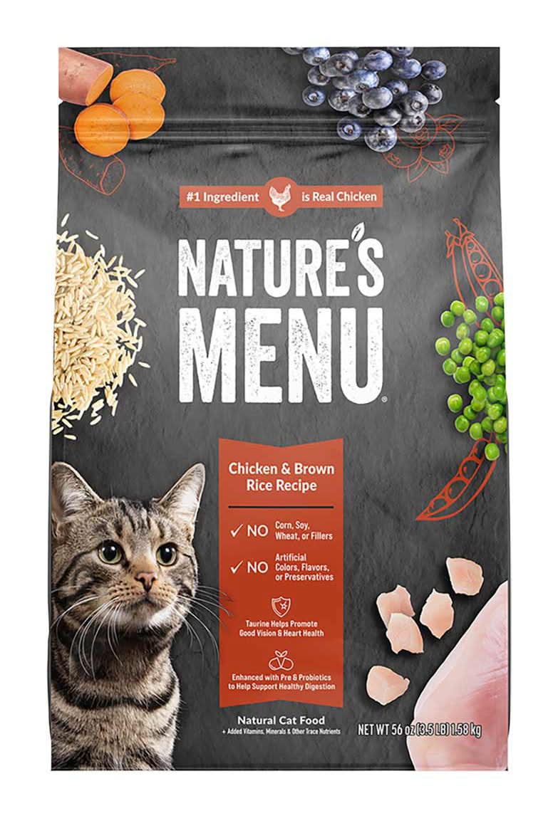 Nature's Menu Chicken & Brown Rice Recipe Dry Cat Food (3.5 lbs)