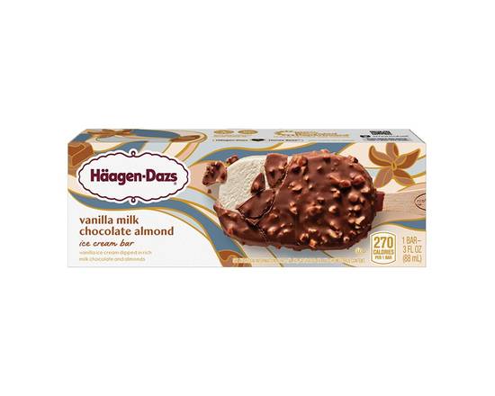 Order Haagen-Dazs Vanilla Milk Chocolate Almonds 3oz food online from Chevron Extramile store, Everett on bringmethat.com