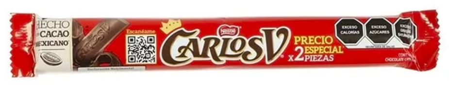 CARLOS V CHOCOLATE STICK 8GR