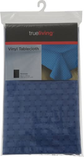 True Living Vinyl Tablecloth 52 In X 70 In