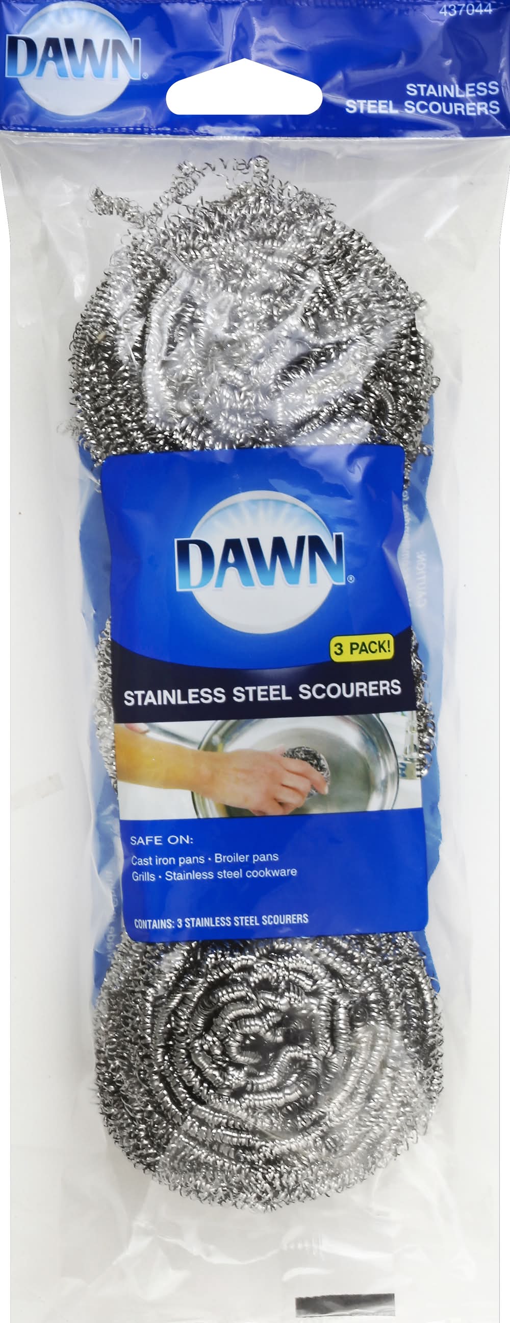 Dawn Stainless Steel Scourers (3.2 oz)