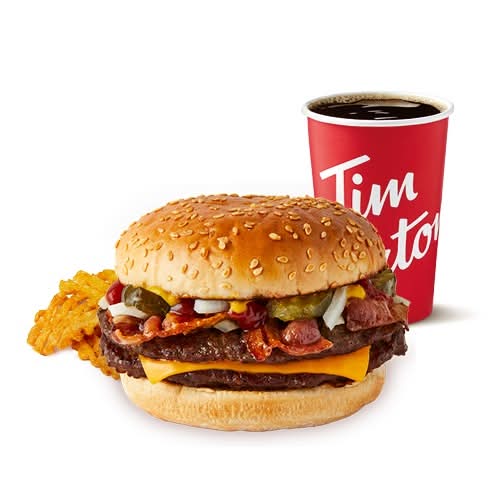 Tims® Bacon Double Cheeseburger Meal