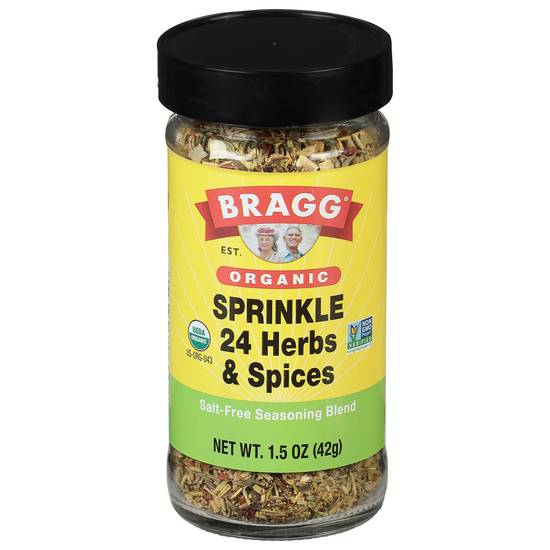 Bragg Sprinkle Herbs and Spices Seasoning, 1.5oz, 2 Pack