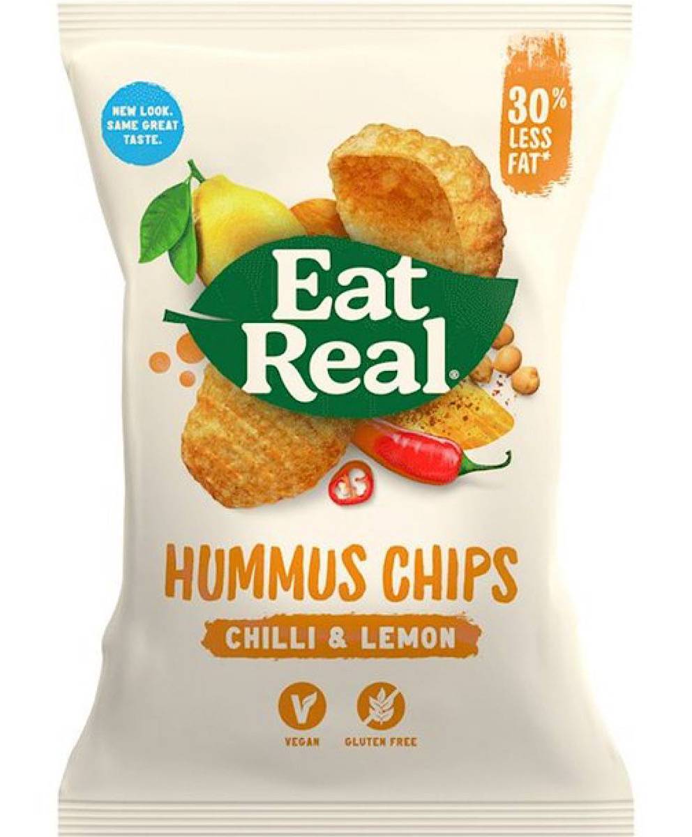 Eat Real Hummus Chilli & Lemon Flavoured Chips 135g