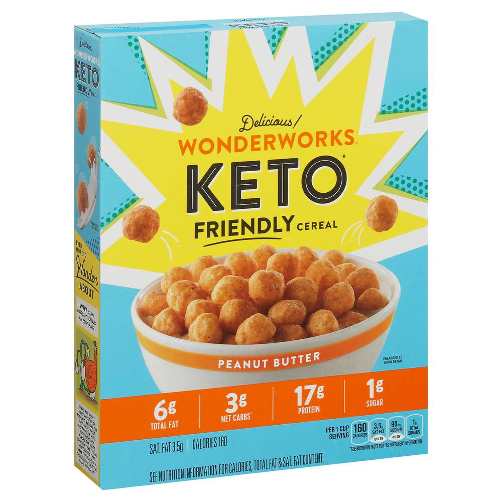 Wonderworks Keto Friendly Peanut Butter Cereal (10.6 oz)