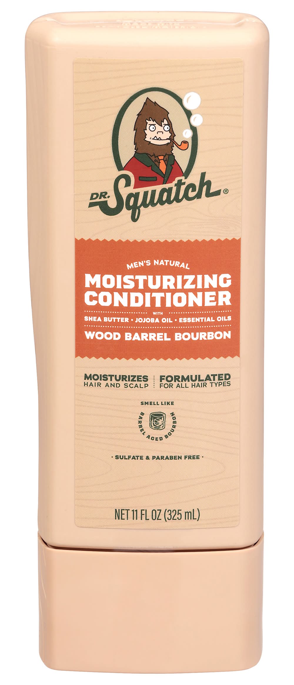 Dr. Squatch Wood Barrel Bourbon Moisturizing Conditioner For Mens (11 fl oz)