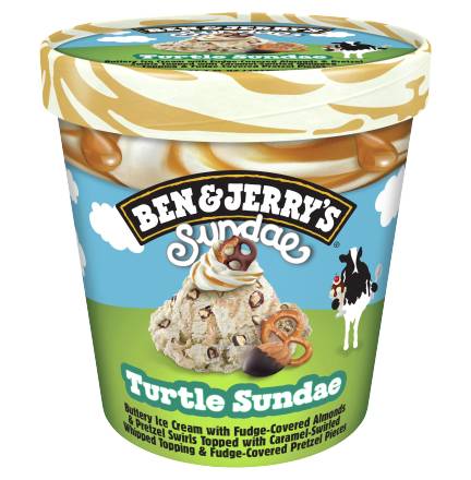 Ben & Jerry's Ice Cream, Turtle Sundae (14.4 fl oz)