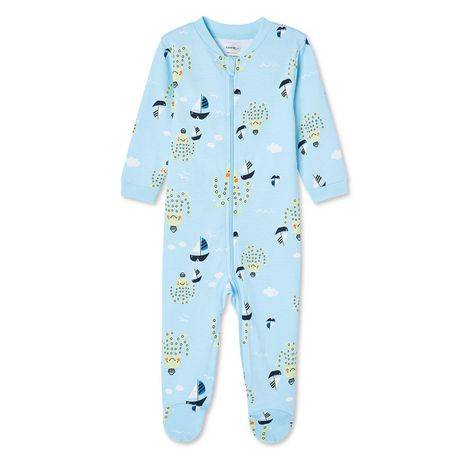 George Baby Boys'' Printed Sleeper (Color: Blue, Size: 0-3 Months)