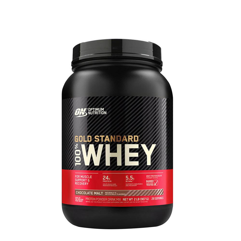 Optimum Nutrition Gold Standard 100% Whey, Chocolate Malt (2 lbs)