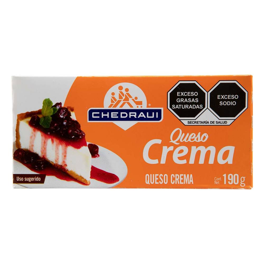 Chedraui · Queso crema (190 g)
