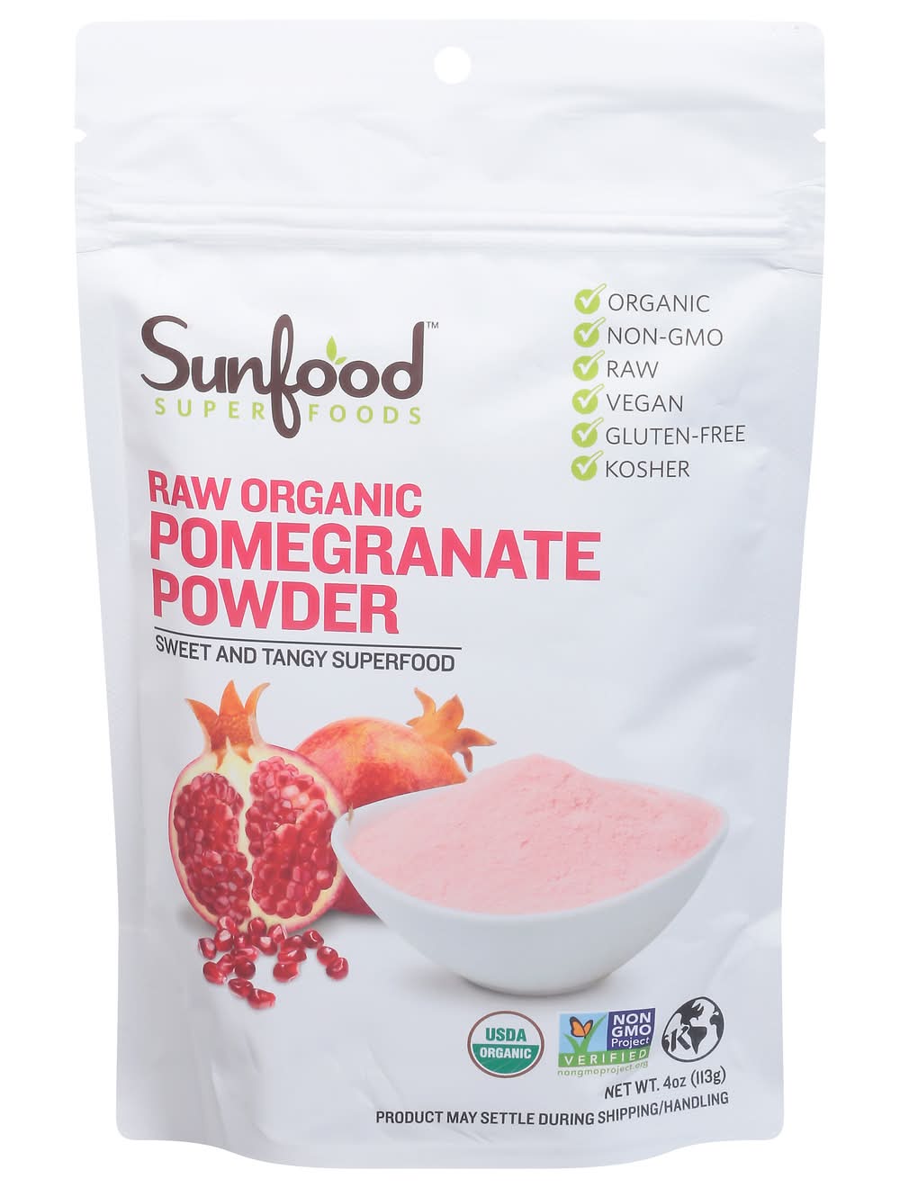 Sunfood Superfoods Organic Raw Pomegranate Powder (4 oz)
